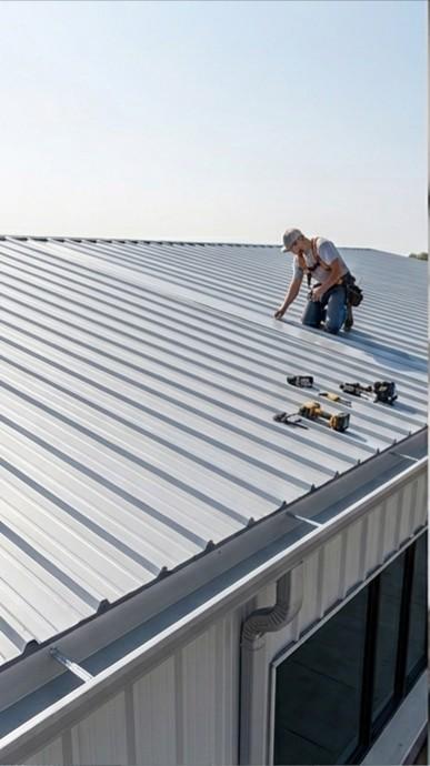 Tôles Bac Acier Neuves – 4m x 1m (Haute Qualité)  40€.