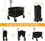 Chariot à bras pliable | LIVRAISON GRATUITE, Caravanes & Camping, Chariots, Neuf, -, RYGEO, -