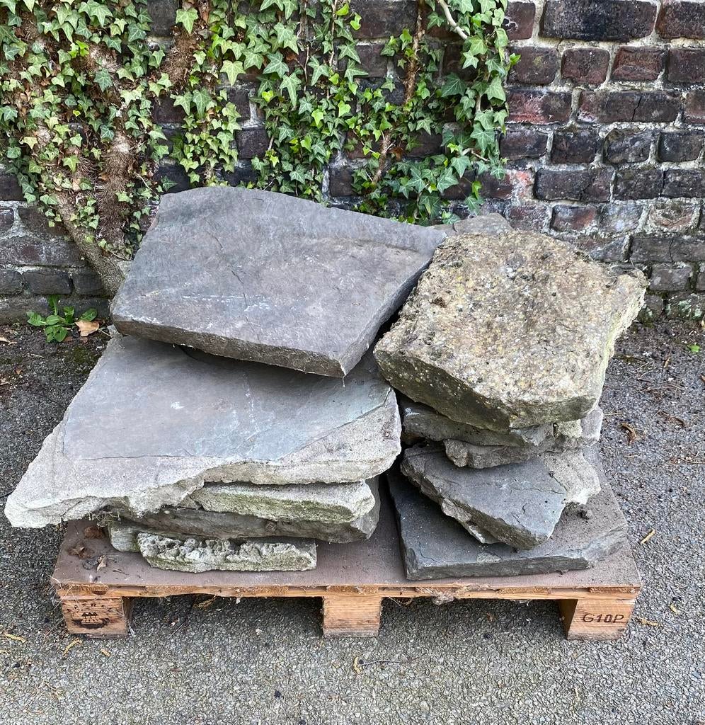 Gratis leistenen voor tuinpad., Enlèvement, Utilisé