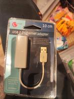 USB 2.0 ethernet adapter, Informatique & Logiciels, Pc & Câble réseau, Enlèvement