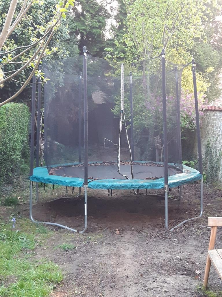 Trempoline Décathlon hexagonal 3m livré GRATUITE à Bruxelles, Enlèvement, Utilisé