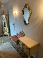 Antieke Italiaanse klok + zeteltje + kastje barokstijl, Antiek en Kunst, Ophalen