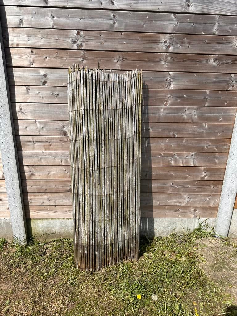 GRATIS Bamboemat 3 a 4 m lang, 1m60 hoog. Gebruikt, Enlèvement, Utilisé