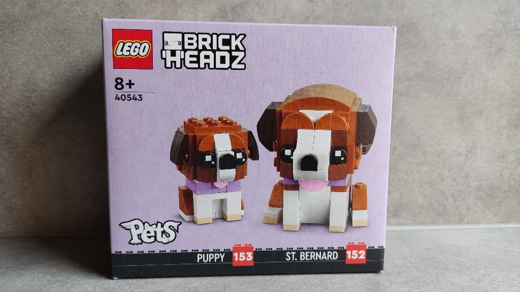 lego brickheadz 40543 sint bernard, BrickHeadz, Lego, Nieuw, Ophalen of Verzenden