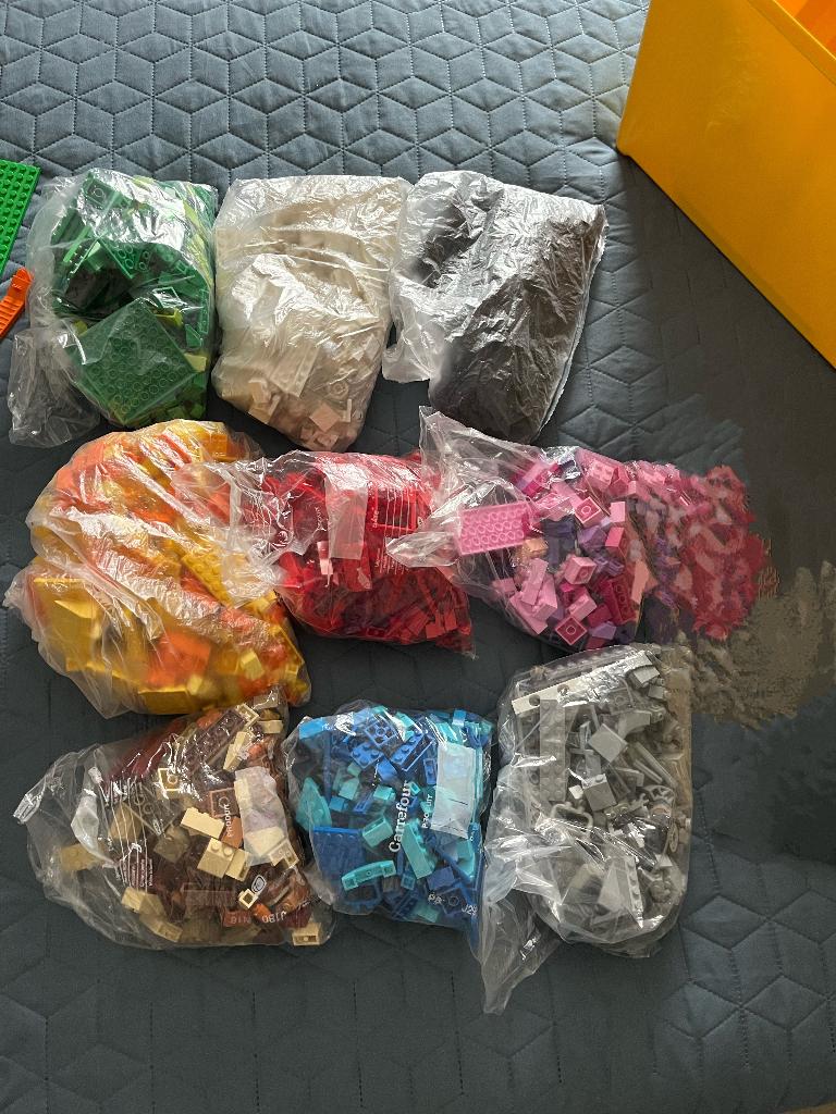 Losse legoblokjes en platen., Ophalen, Lego