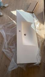 Wit matte lavabo nieuw, Huis en Inrichting, Ophalen, Zo goed als nieuw
