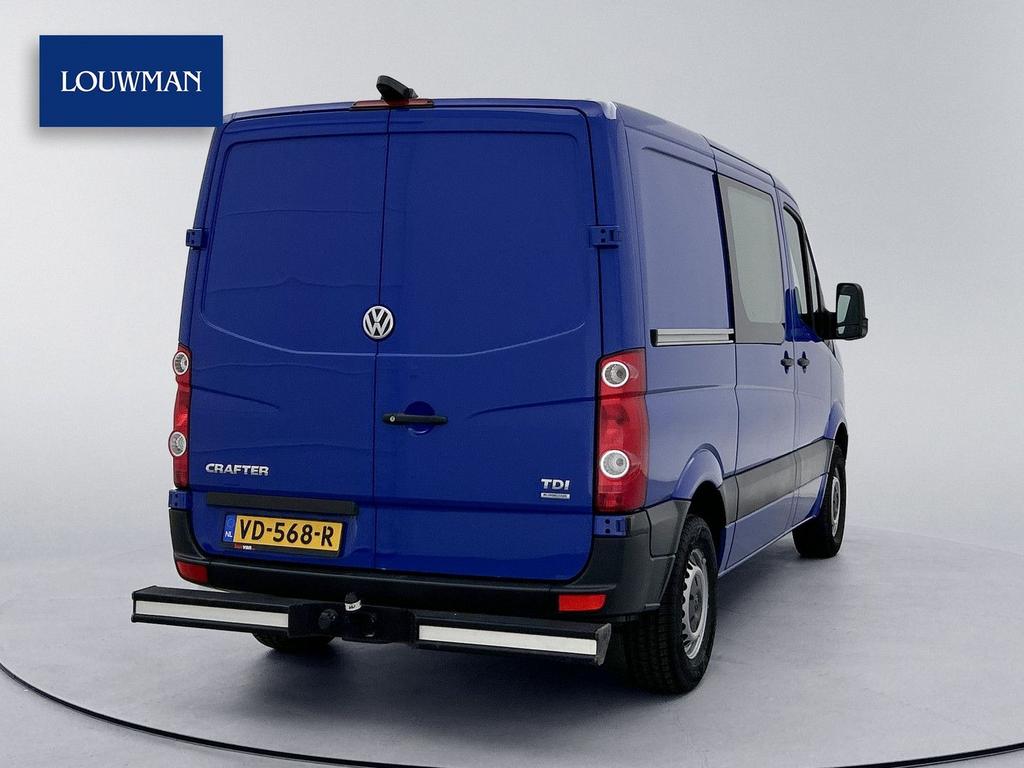 Volkswagen Crafter 35 2.0 TDI L1H1 2x schuifdeur Inrichting, Auto's, Blauw, Electronic Stability Program (ESP), Onderhoudsboekje