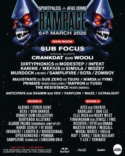 Billets Rampage, AUJOURD'HUI 7 mars, AFAS Antwerp, Tickets & Billets, Billets & Tickets Autre, Trois personnes ou plus