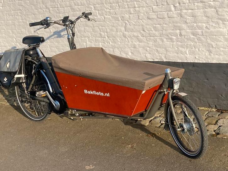 Elektrische bakfiets punt NL, Vélos & Vélomoteurs, Vélos | Vélos avec bac, Comme neuf, Autres marques, 4 enfants ou plus, Enlèvement