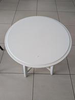 Table de salle à manger ronde blanche  - 49 cm, Rond, Enlèvement, Utilisé, Moins de 50 cm