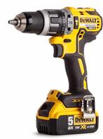 DEWALT DCD 796P1 PERCEUSE VISSEUSE  BATT 5AH ET CHARGEUR, Bricolage & Construction, Enlèvement ou Envoi, Utilisé, Perceuse, Mécanisme de percussion
