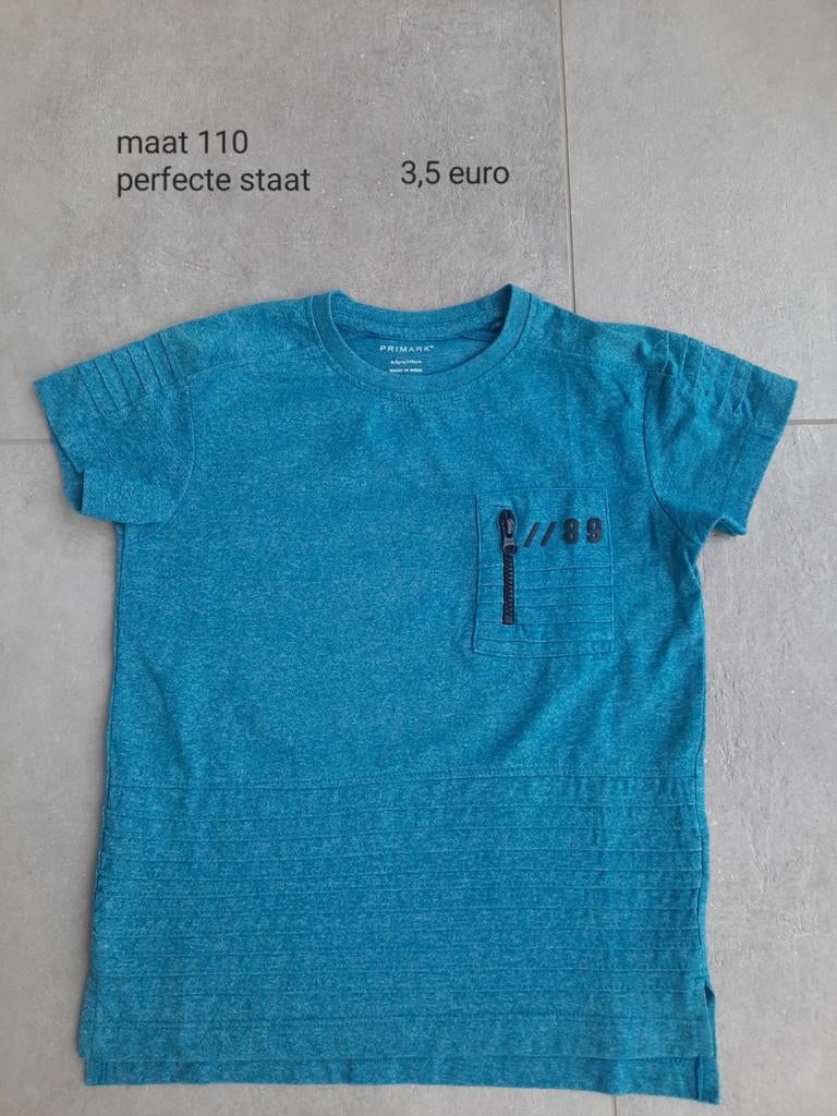 T-shirts en hemdje maat 110 jongens, Enfants & Bébés, Vêtements enfant | Taille 110, Enlèvement ou Envoi
