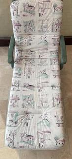 Terrastafel met bijhorende stoelen + ligbed, Tuin en Terras, Ophalen, 4 zitplaatsen, Kunststof, Gebruikt