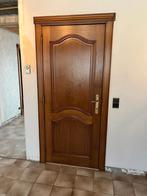 Binnendeuren massief eik, Doe-het-zelf en Bouw, Deuren en Vliegenramen, Ophalen, Zo goed als nieuw, Glas