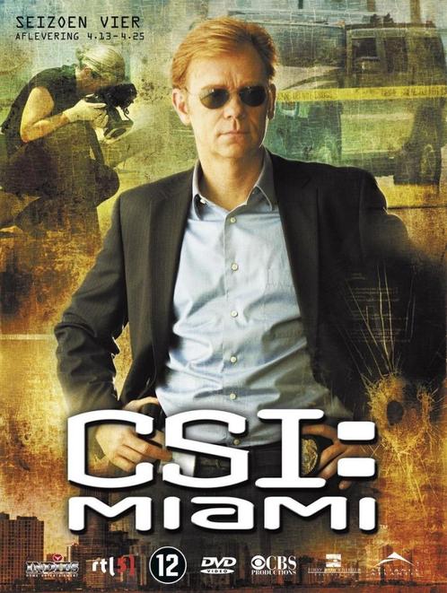 CSI: Miami - Seizoen 4 (2.4) (Nieuw in plastic), CD & DVD, DVD | TV & Séries télévisées, Neuf, dans son emballage, Autres genres