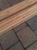 Hout Lange  dunne latten  3 m lang x 4,5 breedt x 1,2 dik, Doe-het-zelf en Bouw, Hout en Planken, Ophalen of Verzenden, Zo goed als nieuw