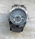 horlog model Sky-Dweller Oyster horloge Iced Out diamanten ., Overige merken, Staal, Staal, Polshorloge