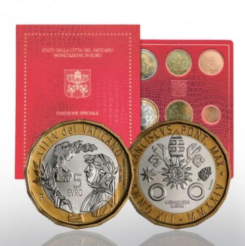 Coffret BU Vatican 2024 Blister - 1 cent pour 2 euros + 5 eu, Timbres & Monnaies, Monnaies | Europe | Monnaies euro, Série, Autres valeurs
