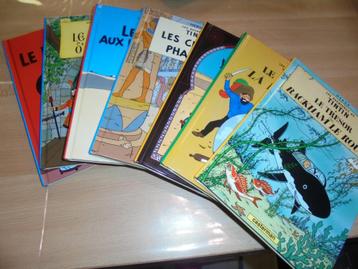 Collectie Kuifje ( Les aventures de Tintin) Frans formaat A5 beschikbaar voor biedingen