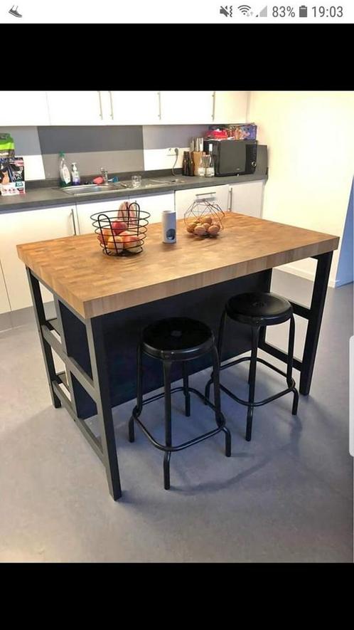 Keuken eiland ikea VADHOLMA, Huis en Inrichting, Keuken | Keukenelementen, Zo goed als nieuw, Ophalen