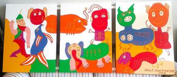 1) - 3x enfants et animaux 2006 - Henk Koelemeijer 1939-2025, Enlèvement