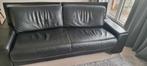 leren bank, Huis en Inrichting, Zetels | Zetels, Ophalen, Metaal, Tweepersoons, 75 tot 100 cm