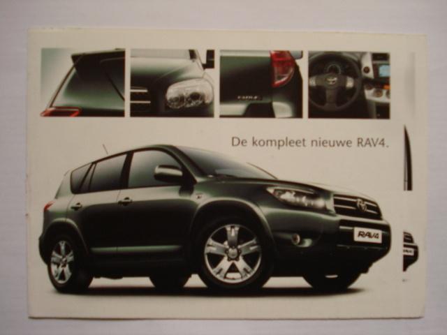 Toyota RAV4 postkaart postcard Karte 2006, Verzenden, Zo goed als nieuw, Auto's