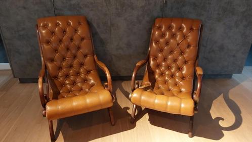 Chesterfield eenzit 2, Huis en Inrichting, Fauteuils, Gebruikt, Ophalen