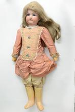 poupée ancienne en porcelaine 90cm, Collections, Poupées, Enlèvement, Utilisé, Poupée