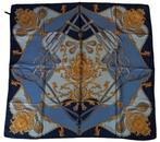 vintage zijde foulard Morteuil Paris, Kleding | Dames, Foulard, Ophalen of Verzenden, Zo goed als nieuw, Sjaal