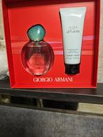 Armani aqua di Gioia Edp 50 ml & perfumed body lotion, Nieuw, Ophalen of Verzenden