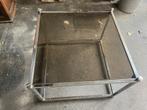 VINTAGE bijzettafeltje L54B54, Ophalen, Gebruikt, Glas