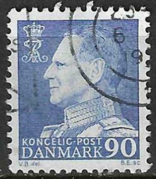 Denemarken 1967/1970 - Yvert 467 - Koning Frederik IX (ST), Timbres & Monnaies, Timbres | Europe | Scandinavie, Affranchi, Danemark