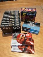 Cassettes Maxell, TDK, PDM., Cd's en Dvd's, Cassettebandjes, Ophalen of Verzenden, Nieuw in verpakking