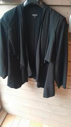 Zwart Vestje- Bloesje, Enlèvement ou Envoi, Comme neuf, Taille 42/44 (L), Noir