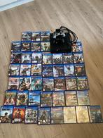 PS4 + controlers + 44 spelletjes, Games en Spelcomputers, Ophalen, Nieuw, Met 2 controllers, Met games