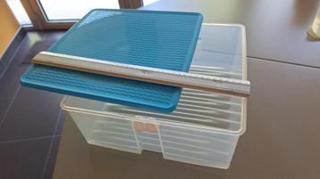 Tupperware XXL vierkante Fridge Smart  30 x 30 x 12 cm hoog beschikbaar voor biedingen
