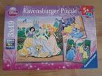 Disney prinsessen puzzels (3x49 stukjes), Comme neuf, 10 à 50 pièces, 4 à 6 ans, Enlèvement