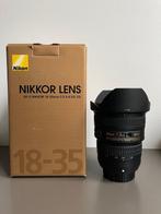 Nikon 18-35 mm f3,5 - 4,5, Audio, Tv en Foto, Ophalen, Zo goed als nieuw, Groothoeklens, Zoom