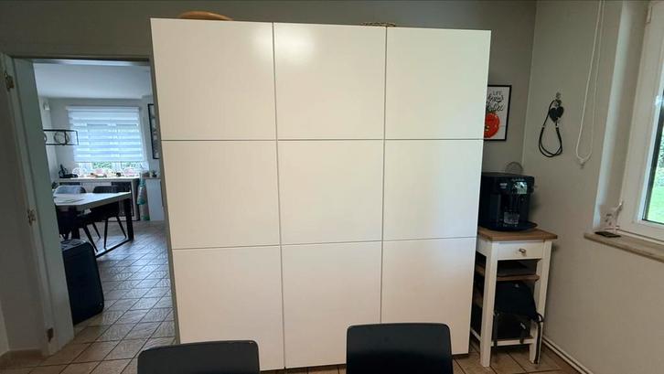 Meuble  ikea 1m80 sur 2m08 blanc, Huis en Inrichting, Woonaccessoires | Kamerschermen, Zo goed als nieuw, Ophalen