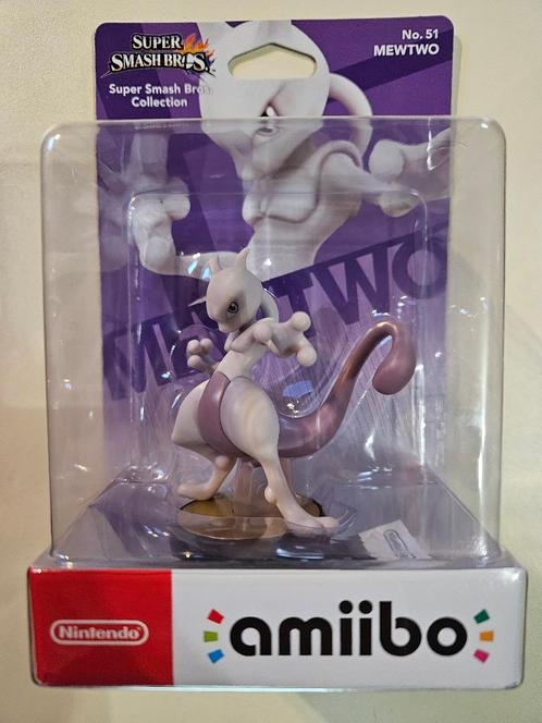 amiibo Mewtwo Pokémon - Smash Bros. / Nintendo (Nieuw), Consoles de jeu & Jeux vidéo, Jeux | Nintendo Wii U, Neuf, Combat, 3 joueurs ou plus