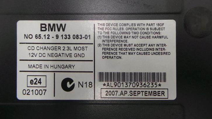 B.M.W. 3 SERIES [RADIO] 2008, Auto-onderdelen, Overige Auto-onderdelen, Gebruikt, ARN erkend, Stiba lid, Erkend duurzaam, Ophalen of Verzenden