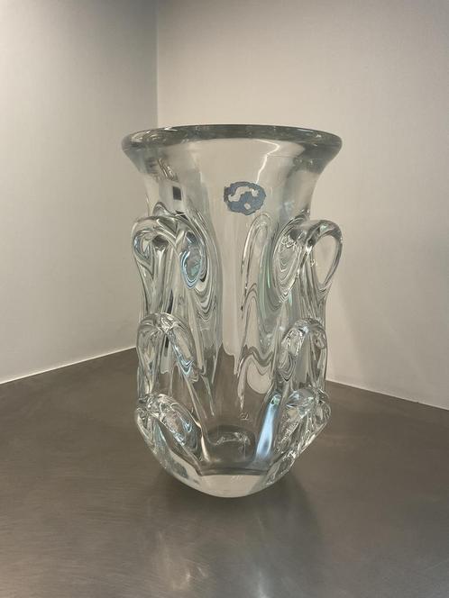 Vase Val-Saint-Lambert en crystal design by Antoine Bon, Antiek en Kunst, Antiek | Vazen