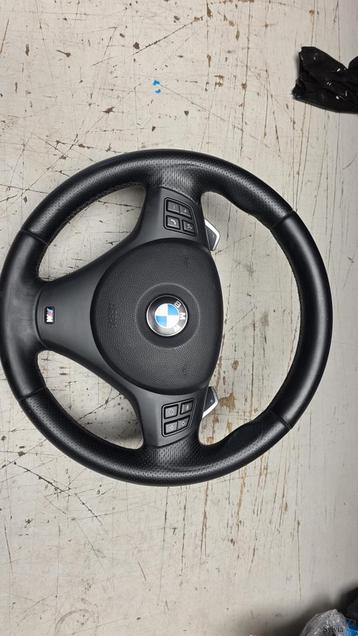 M stuurwiel multifunctioneel leder stuur met airbag en flipp beschikbaar voor biedingen