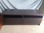 Zwarte ikea TVkast, Ophalen, Gebruikt, 100 tot 150 cm, Minder dan 100 cm