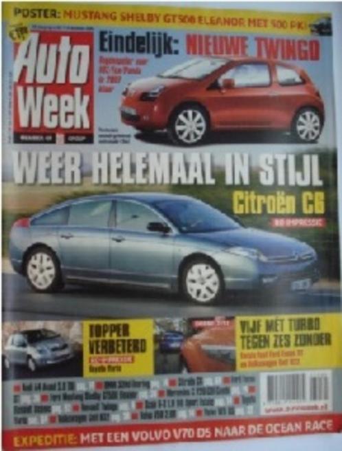 AutoWeek 50-2005 Citroën C6/Volkswagen Golf R32/Ford Focus S, Livres, Autos | Brochures & Magazines, Utilisé, Général, Envoi