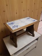 Vintage bijzettafeltje, Ophalen, Gebruikt, Rechthoekig