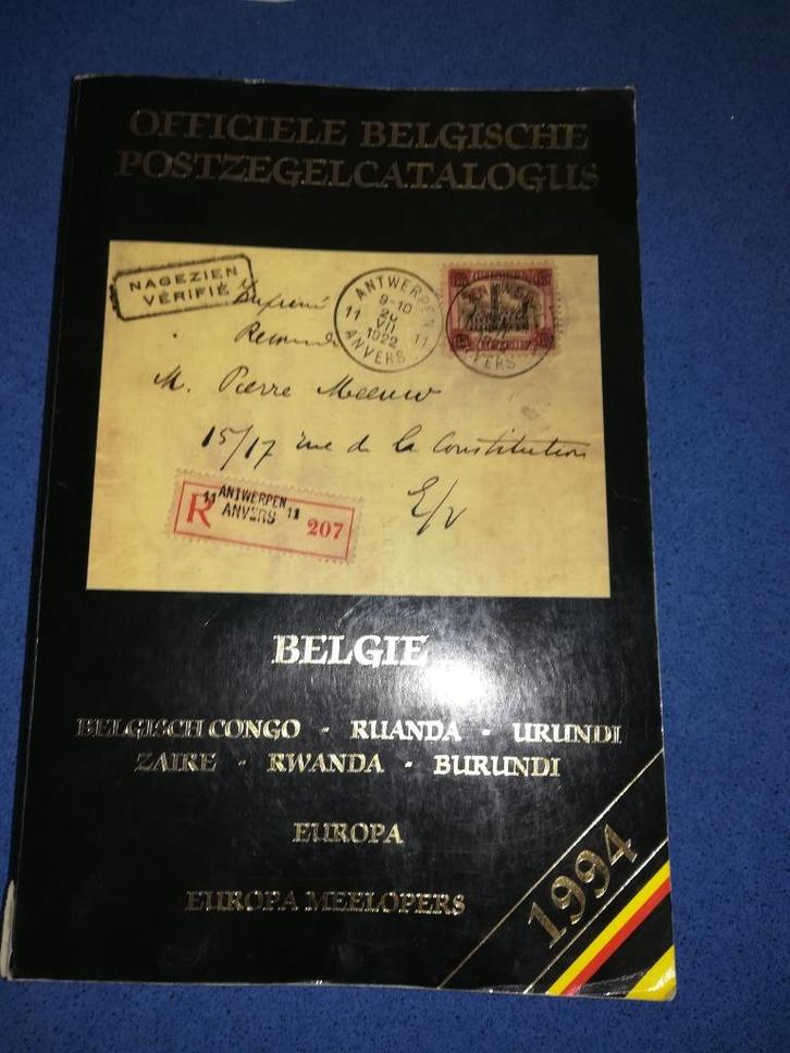 Officiële Belgische postzegel catalogus 1994, Postzegels en Munten, Postzegels | Toebehoren, Catalogus, Ophalen of Verzenden