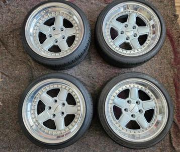 BMW E28 E32 E34 E36 3delig AC Schnitzer Type 1 Breedset 17 " beschikbaar voor biedingen