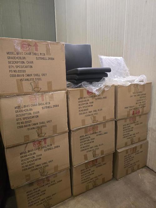 (bar) stoel zittingen 44x zwart & beige €175 / 44 stuks, Huis en Inrichting, Barkrukken, Nieuw, Ophalen